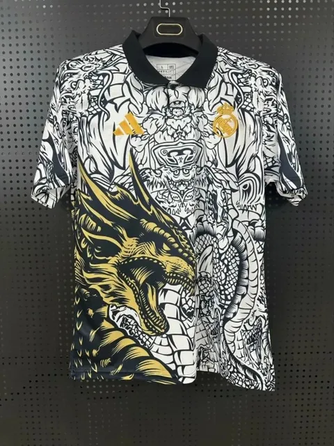 Adidas Real Madrid Jersey Dragon Graphic