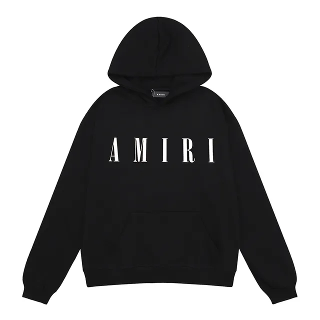 Amiri Logo Hoodie White Lettering