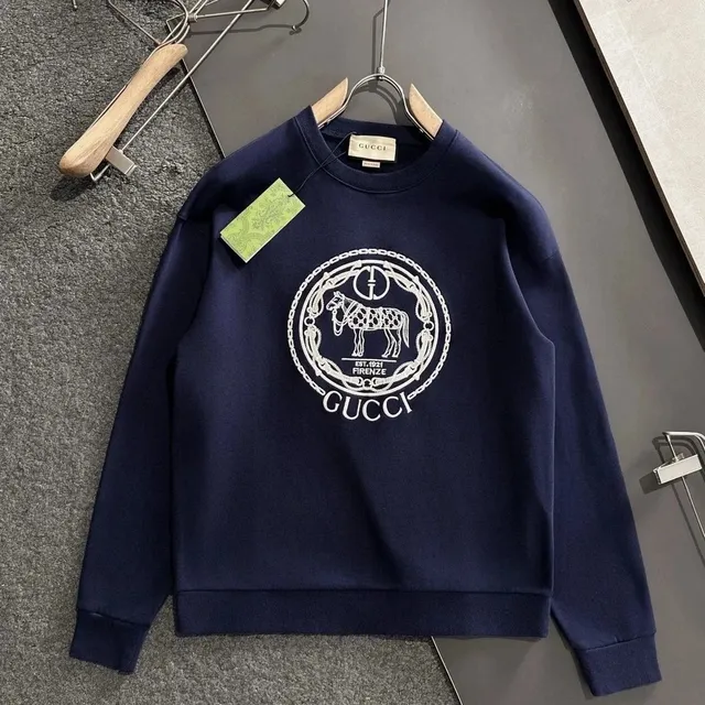 Gucci Crewneck Sweatshirt Horse and Chain Logo