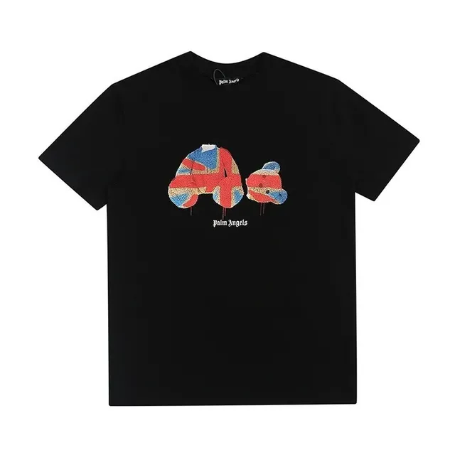 Palm Angels Graphic T-Shirt Union Jack Embroidered