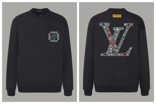 Louis Vuitton Crewneck Sweatshirt Multicolor Monogram LV Print