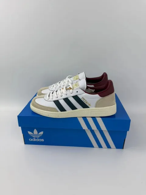 Adidas Gazelle White Navy Burgundy