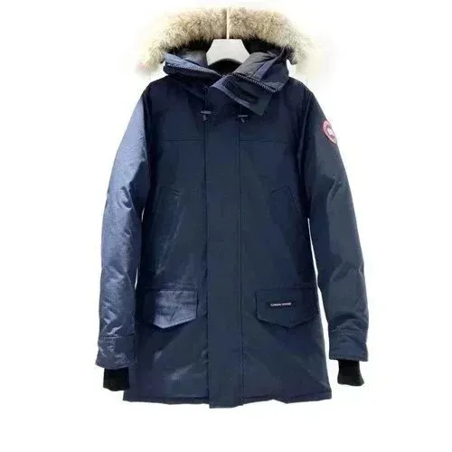 Canada Goose Parka Navy with Fur Trim