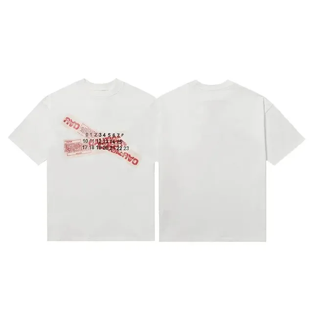 Off-White Industrial T-Shirt Diagonal Tape Print