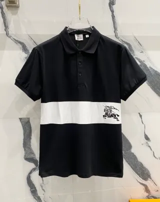Burberry Polo Shirt Stripe Logo