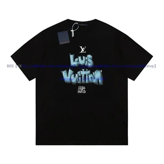 Louis Vuitton Graphic T-Shirt Luis Vuitton Graffiti Print
