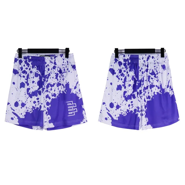 Purple Brand Splash Shorts Purple Splatter
