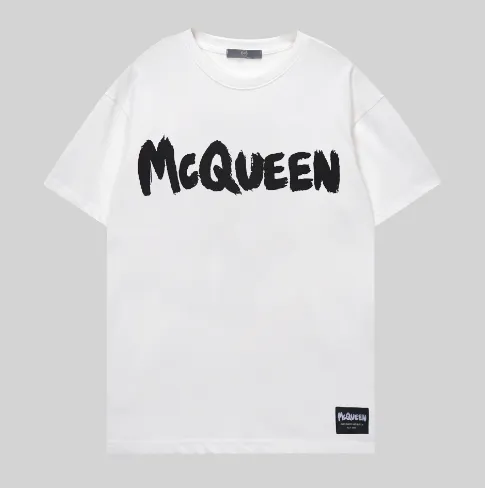 Alexander McQueen Graphic Tee McQueen Logo Print