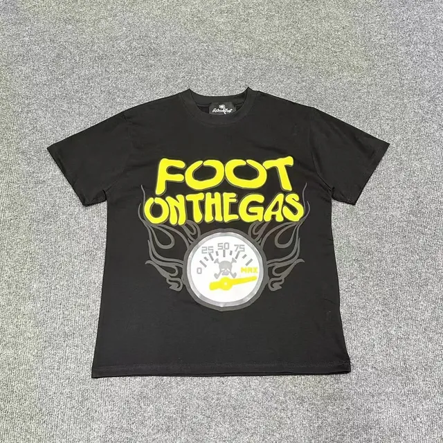 Chrome Hearts Foot on the Gas Tee Skull Gauge Print