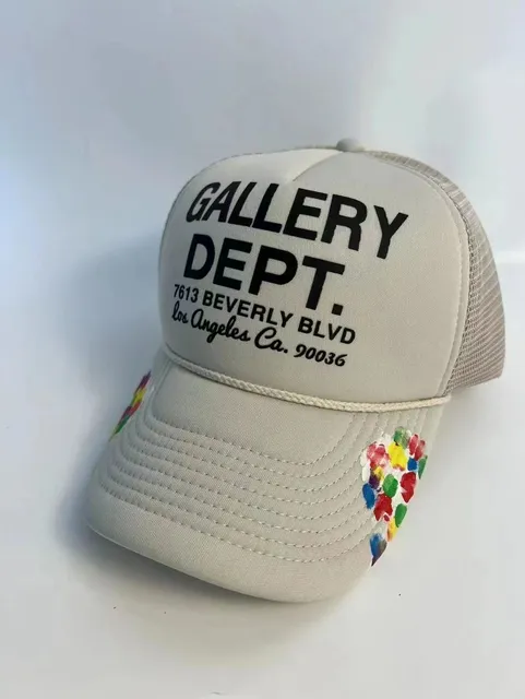 Trucker Cap Gallery Dept. Logo with Paint Splatter