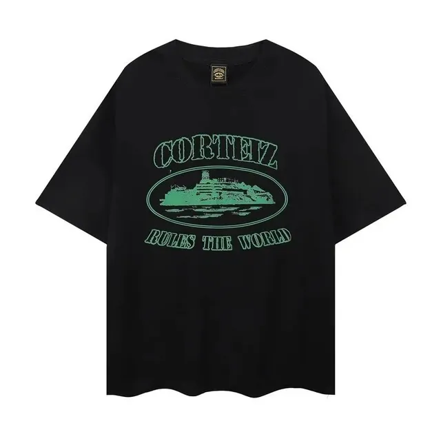Graphic Tee Corteiz Rules the World
