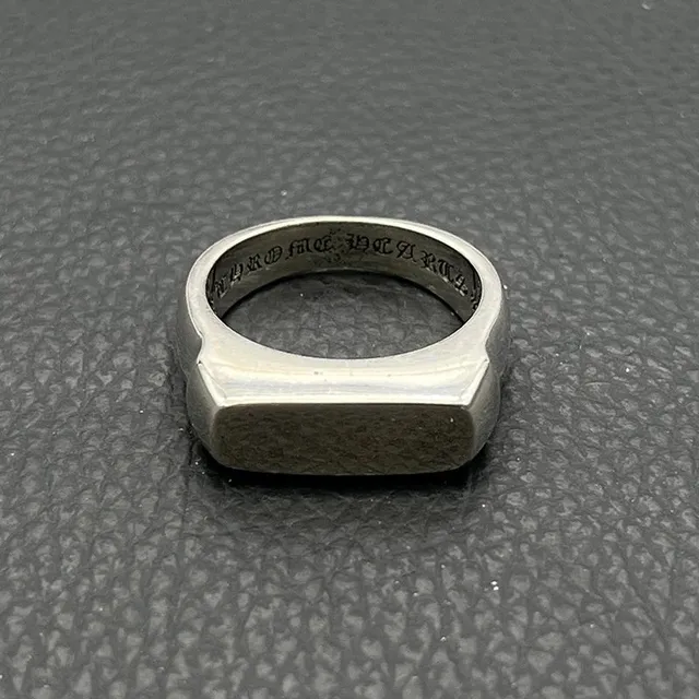 Chrome Hearts Signature Ring Engraved Band