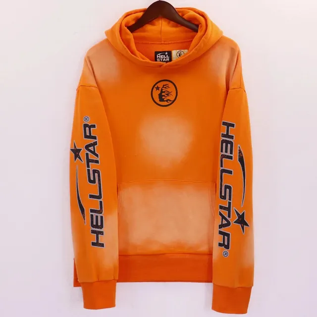 Hellstar Hoodie Ombre Logo Print