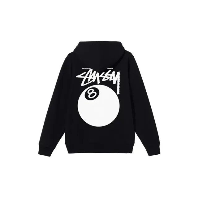 Stüssy 8-Ball Hoodie Black/White