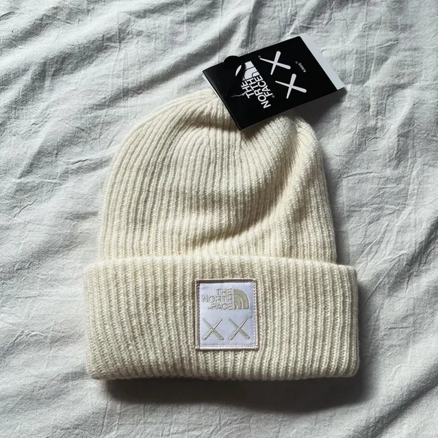 XX beanie 白+白