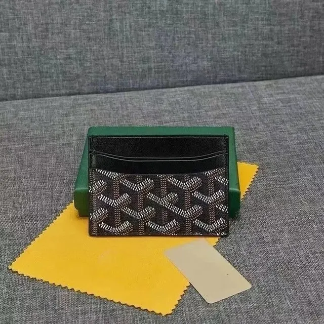 Goyard Card Holder Goyardine Canvas