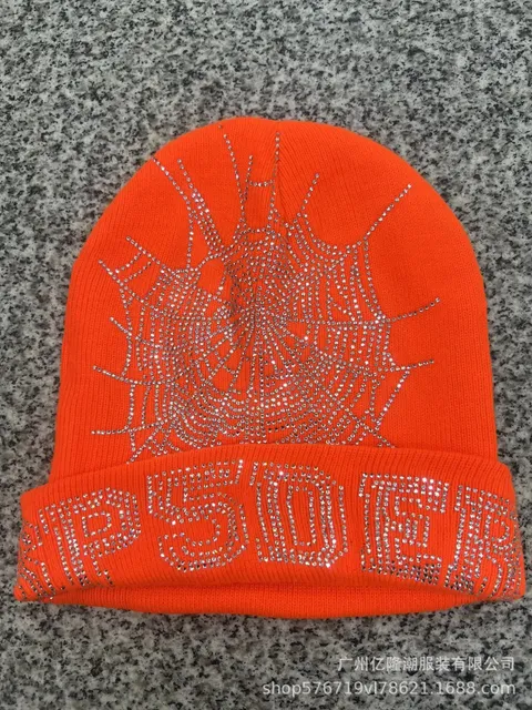 Sp5der Beanie Crystal Embellished