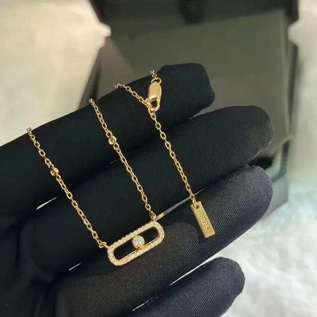 Messika G-Link Necklace Pavé Diamond