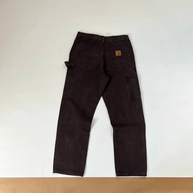 Carhartt Double Knee Pants Washed Black