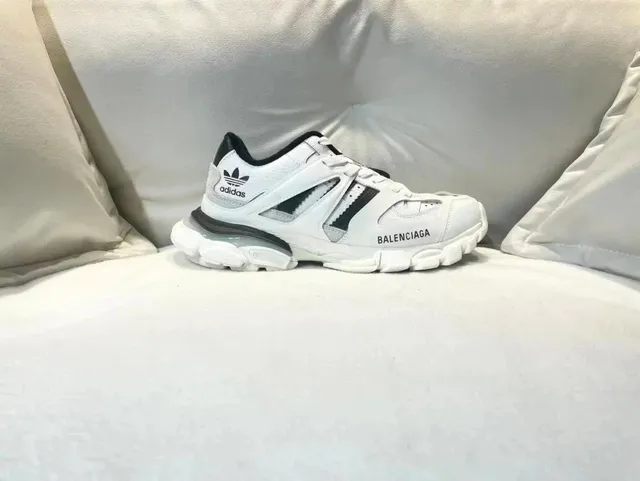 Balenciaga × Adidas Speed Trainer White Black
