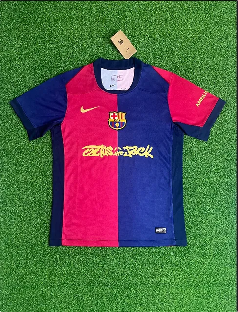Nike FC Barcelona Home Jersey Cactus Jack Collaboration