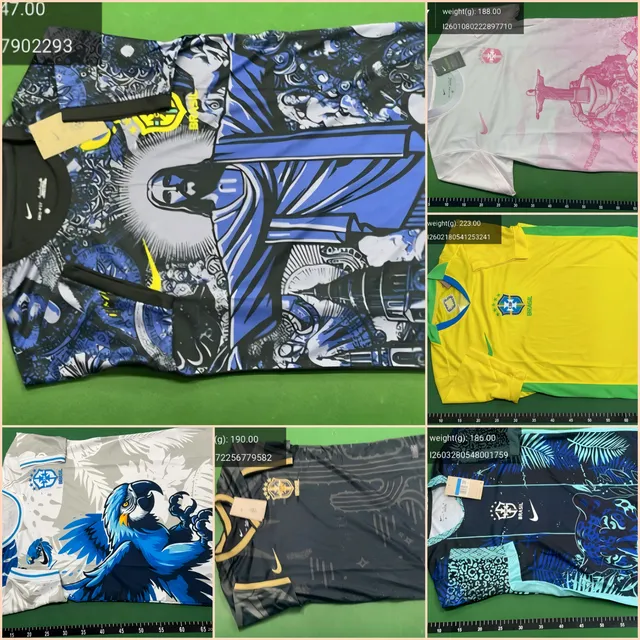 2526巴西白色绿标