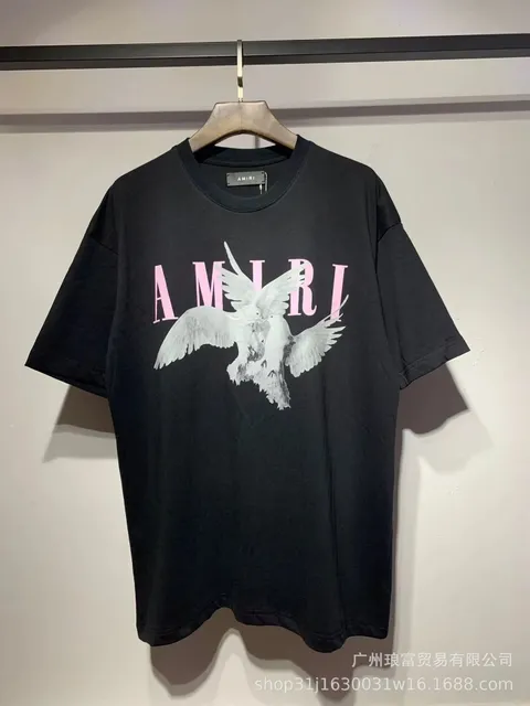 Amiri Graphic Tee Dove Print