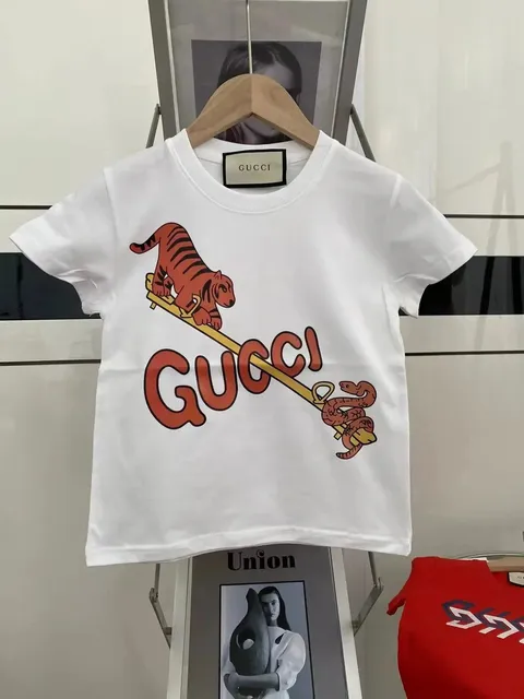 Gucci T-Shirt Tiger and Snake Print