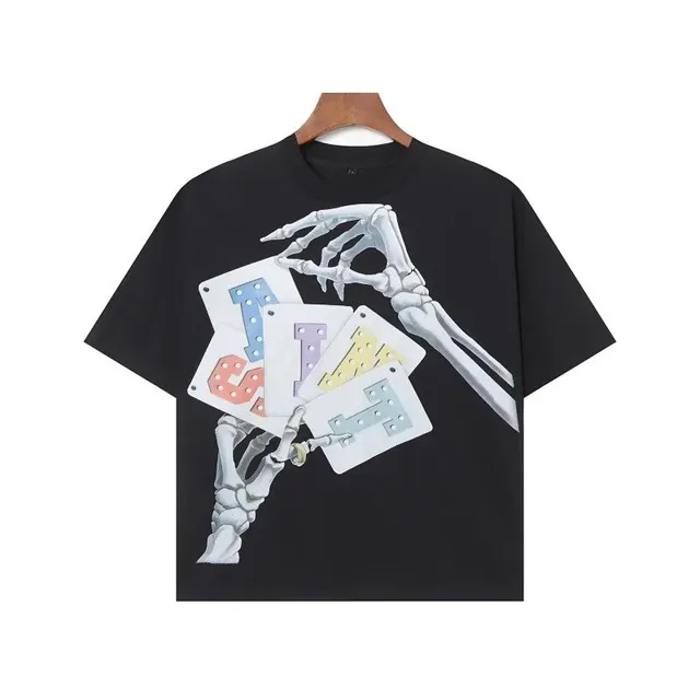 Corteiz Skeleton Hand Playing Cards T-Shirt