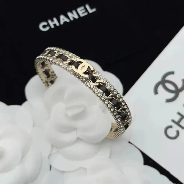 Chanel Chain Bracelet Crystal-Embellished