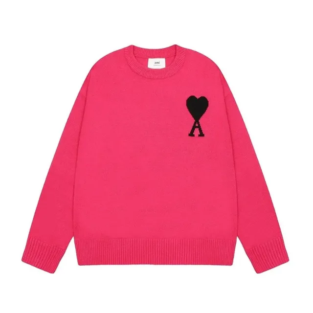 AMI Paris Knit Sweater Heart Logo