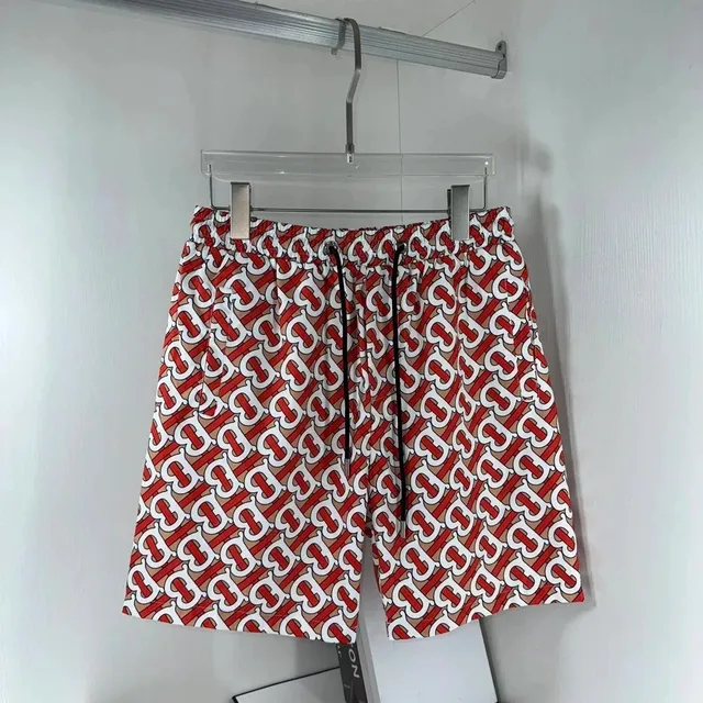 Burberry Monogram Print Shorts Iconic Check Pattern