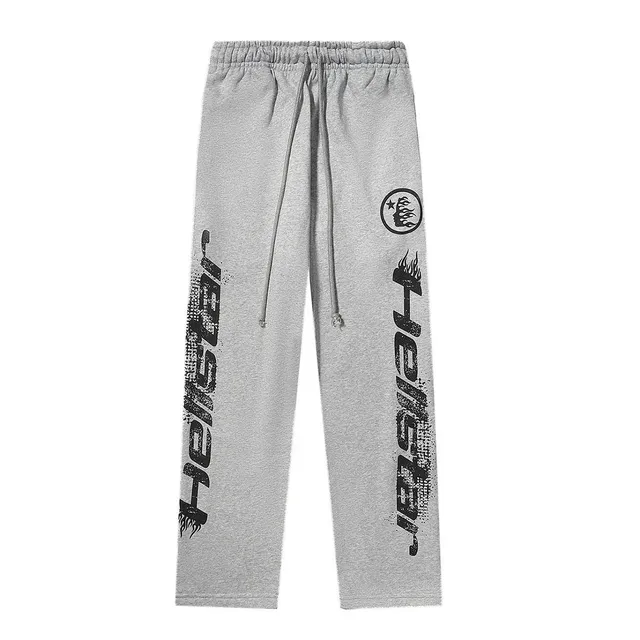 Hellstar Logo Sweatpants Flame Print