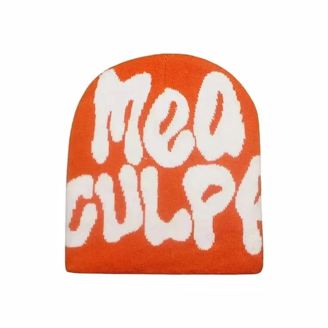 Knit Beanie Mea Culpa Logo