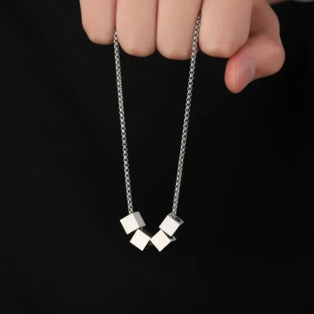 Chrome Hearts Cubic Necklace Triple Cube