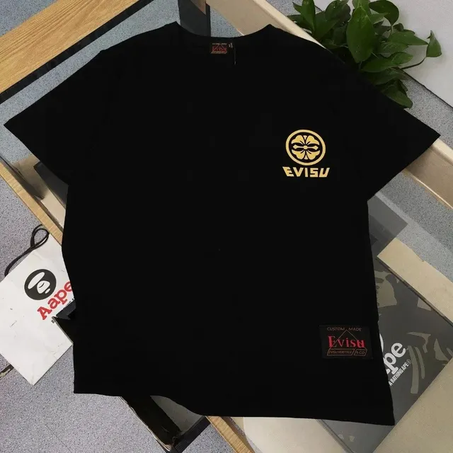 Evisu × BAPE Graphic Tee Gold Logo