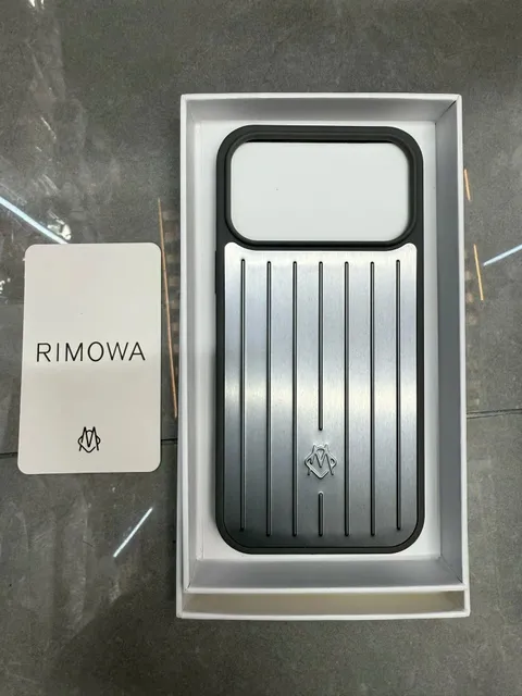 Rimowa Phone Case Aluminum Stripe