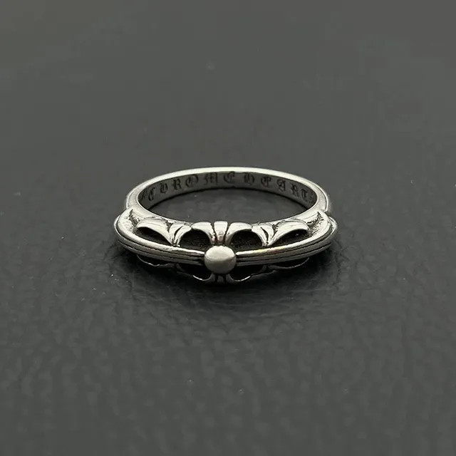Chrome Hearts Cross Ring Silver