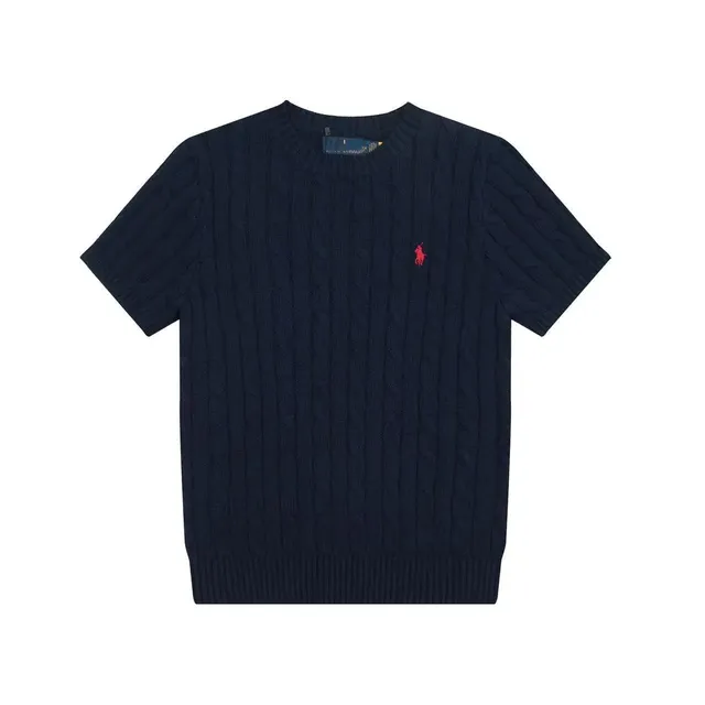 Polo Ralph Lauren Cable Knit Short-Sleeve Sweater