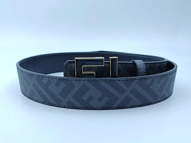 Fendi Logo Belt FF Monogram