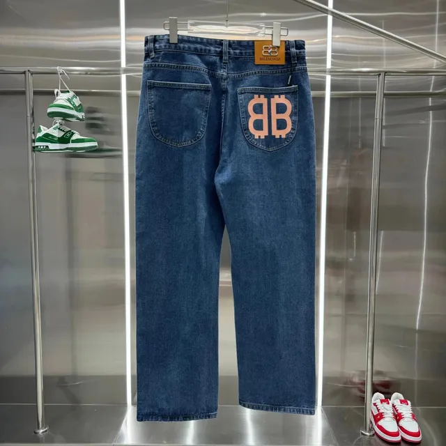 Balenciaga Logo Patch Jeans