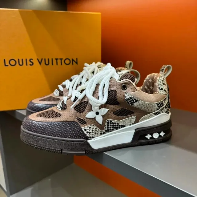 Louis Vuitton LV Trainer Snake Print