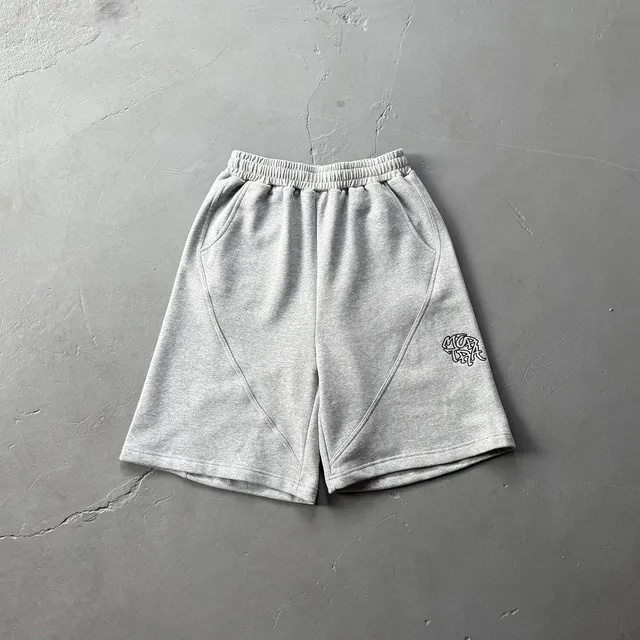 Mertra Logo Shorts Heather Grey