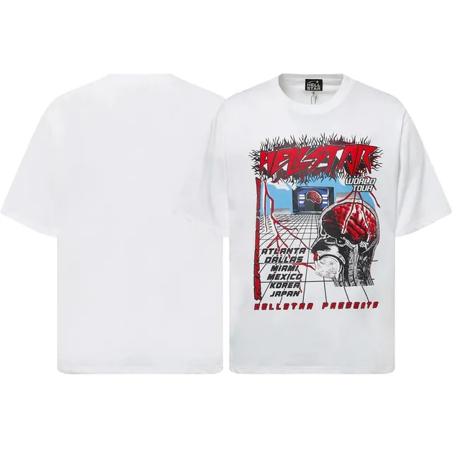 Hellstar Graphic Tee World Tour Brain Print
