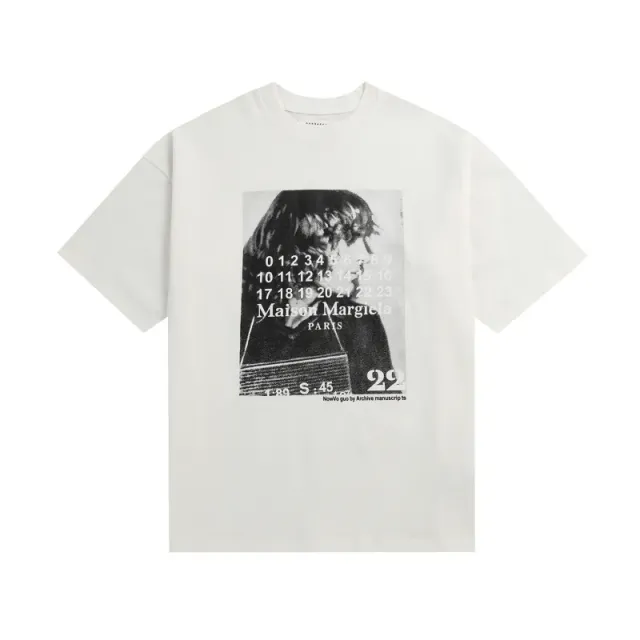 Maison Margiela Graphic T-Shirt Archive Manuscripts Print