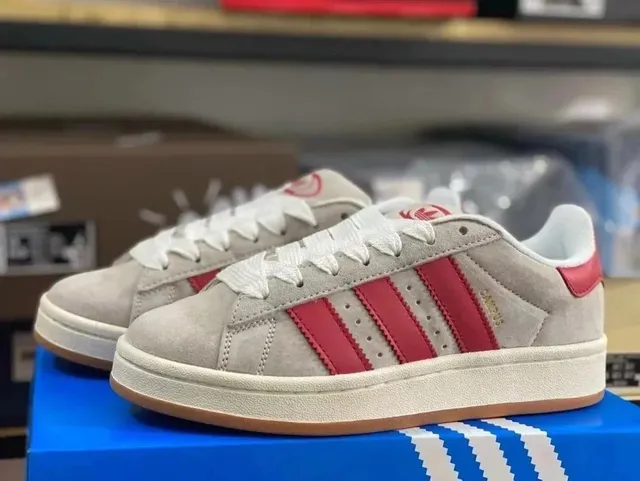 Adidas Campus Grey Red