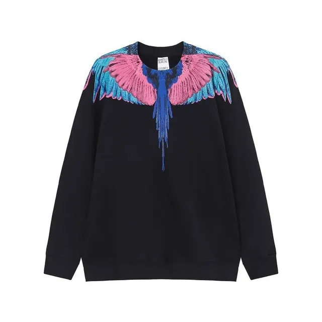 Marcelo Burlon Wings Sweatshirt Embroidered Wings