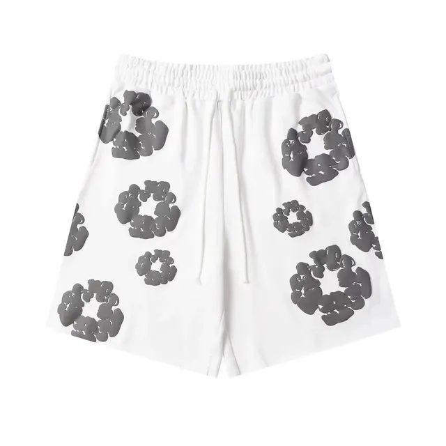 Denim Tears Printed Shorts Cloud Logo Print