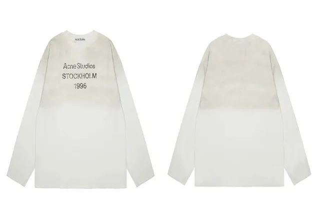 Acne Studios Long Sleeve Tee Stockholm 1996 Print