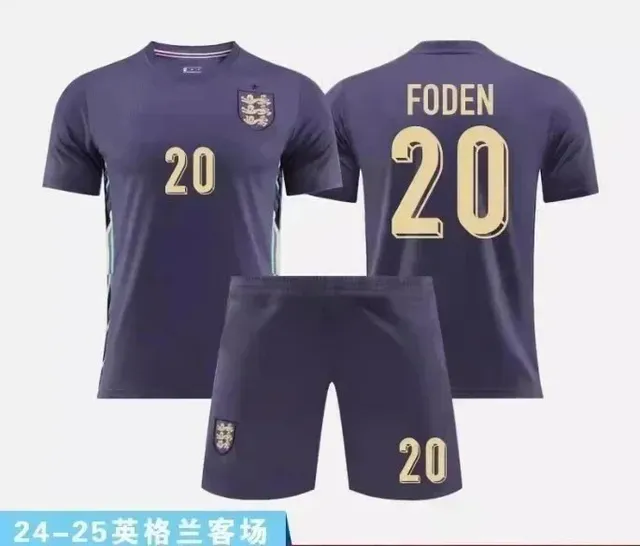 Umbro × England National Team England Away Kit 2024-25 Foden #20